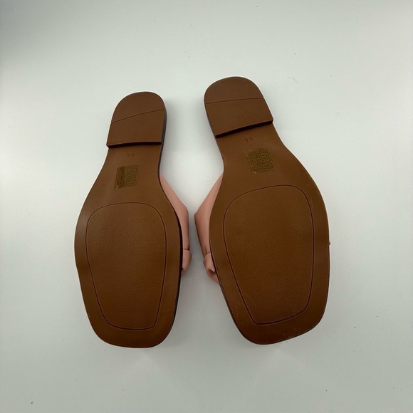 Altar'd State Sandals Womens US 8.5 Pink Slide Knotted Strap Summer Casual Beach - Picture 3 of 10